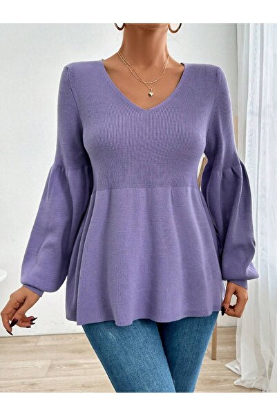 ATEMODAA PULOVER DE tricotaj cu fustă A-LINE