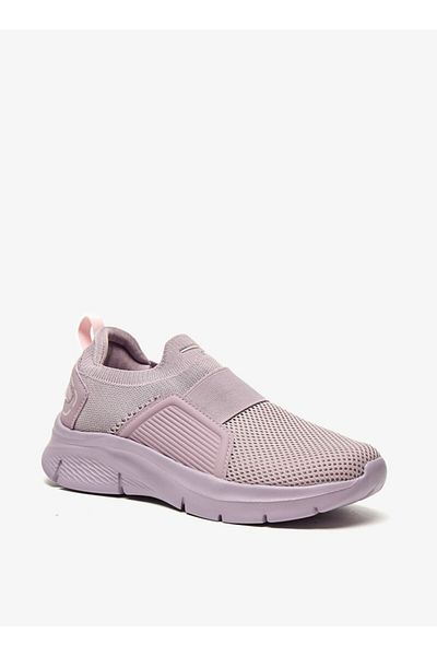Dash Mesh Detail Slip-On Sports Shoes with Pull Tab