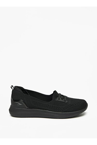 Dash Textured Slip-On Sports Shoes with Lace-Up Detail
