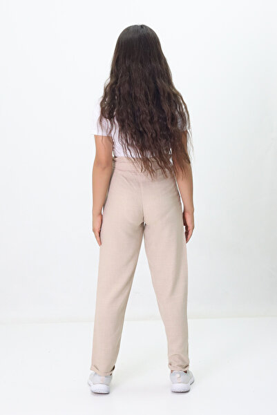 GZT TEKSTİL KIZ ÇOCUK KETEN PANTOLON