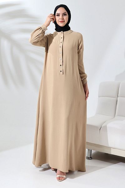 Berel Moda Placket Snap Dress