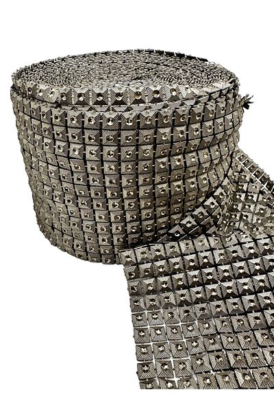 BukiroAtelier Shiny Enli Decorative Stone Ribbon - 2 meters, 10 cm Bronze Stone