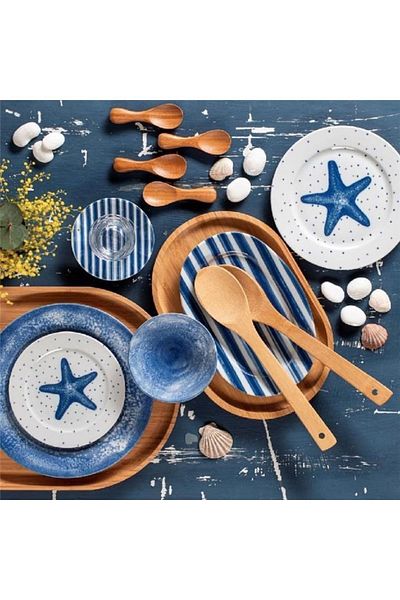 Porland Starfish 36 Piece Breakfast Set