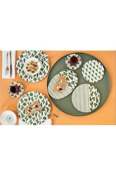 Porland Cactus 36 Piece Breakfast Set 04por033149