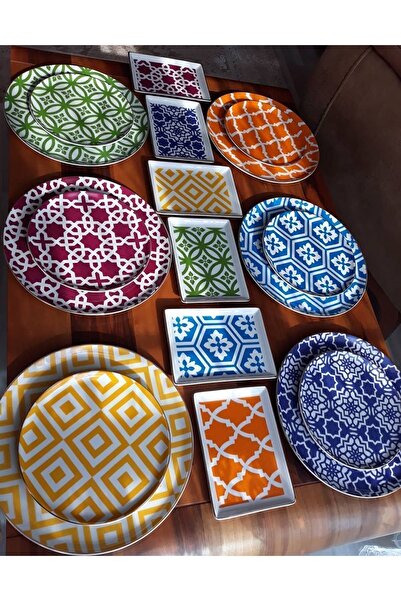 Porland Morocco 18 Parça 6 Kişilik Ikram Ve Kahvaltı Takımı 04a P021276