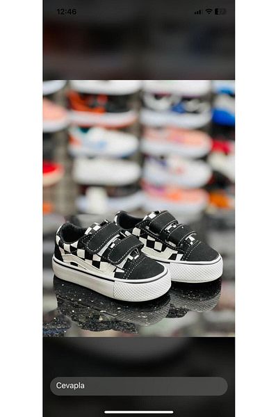 STEPSMART Black Square Velcro - Pantofi pentru copii Pantofi ortopedici Daily Cirt
