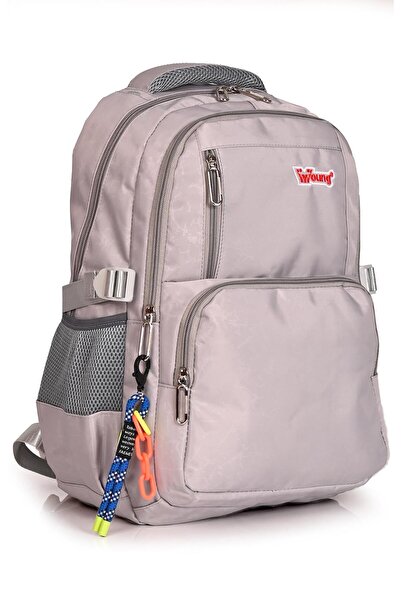 ÇÇS Young 51583 Сірий шкільний рюкзак - місткий і не промокає