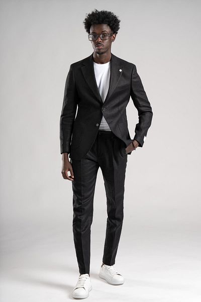 Sır SIR Regular Fit - Half Lined 100% Linen Suit