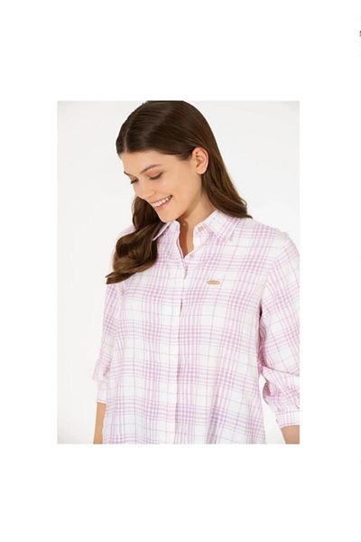 U.S. Polo Assn. Cămașă de damă țesută cu mânecă lungă