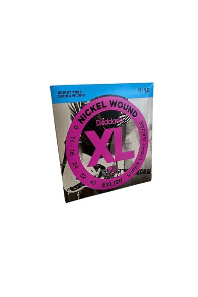 Daddario D'addaro Exl 120 Electric Guitar String (Original Product) and 3 Plectrums as a Gift