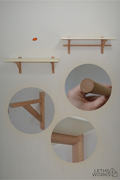 lethe works Ahşap Kavele 80 Cm Uzunluğunda