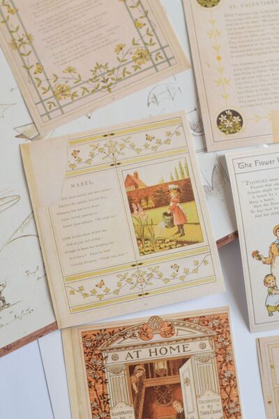 Scrapbook ورق سكرابوكينج منزلي / دفتر يوميات عتيق وورق سكرابوكينج