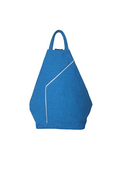 MEBES Denim Fabric Women's Shoulder and Backpack Vase Model Blue, White Çntkt...