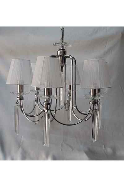 yıldırımavize 6-Piece Countess Chrome Cap (Fully Assembled) (Led Bulbs Gift)