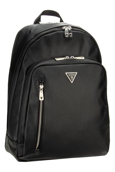 Guess Rucksack / Backpack Milano Saffiano Eco Multi-Fach