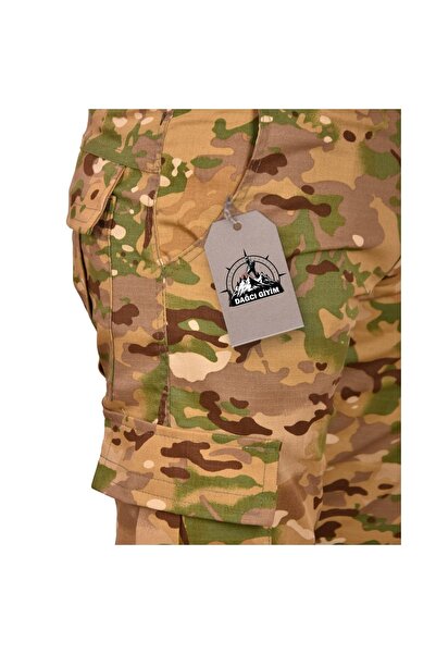 dağcı giyim Kamuflaj Pantolon 6 Cep