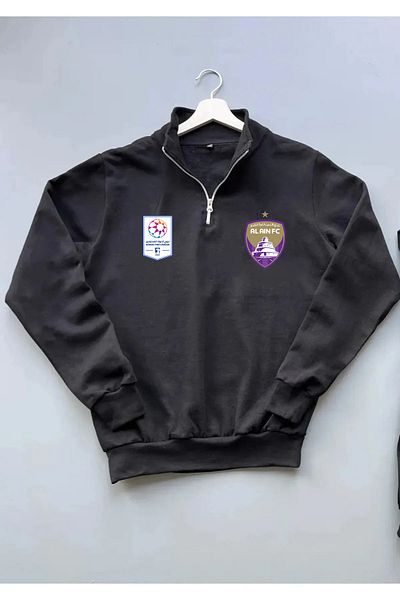 Pisa Art Al-Ain FC U.A.E Pro League - Φούτερ με όρθιο γιακά με μισό φερμουάρ ειδικής σχεδίασης