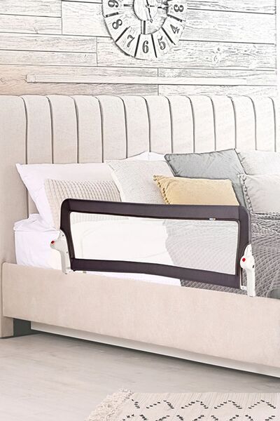 Dizanor Baby Safety Bed Barrier 150 Cm Gray Foldable