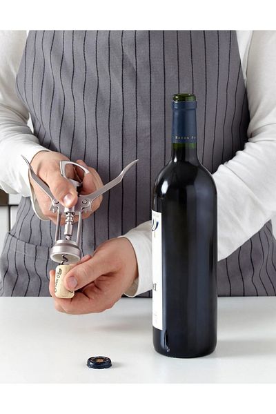 TAGESAN Ergonomic and Stainless Steel Corkscrew - Easy Operation and Stylish Design | for Home, Bar and Restaurants