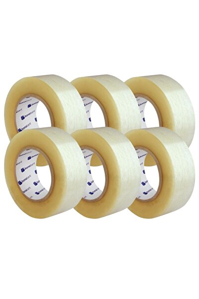 BonaBant Akrilik 4,5 Cm X 100mt 6 Adet Şeffaf Koli Bandı