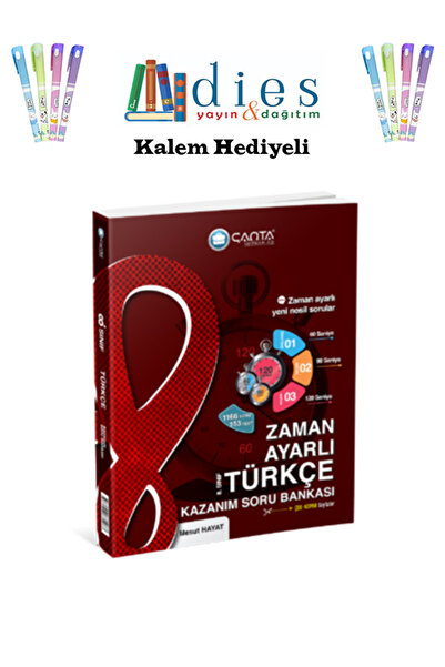 Çanta Yayınları 8. Sınıf Zaman Ayarlı Türkçe Soru Bankası