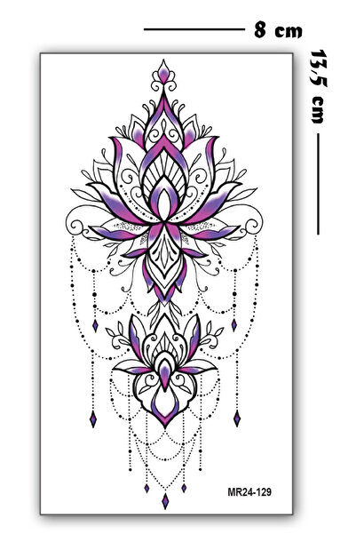 Jet Online Lotus Mandala Geçici Dövme