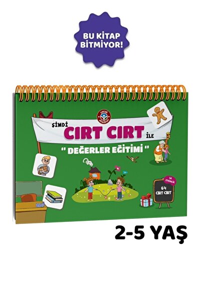 Çocuk Akademi Şimdi Cırt Cırt Vakti Değerler Eğitimi Etkinlik Kitabı