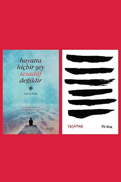 Yüzleşme Yayınları Hayatta Hiçbir Şey Tesadüf Değildir - Yaşamak 2 Kitap Set