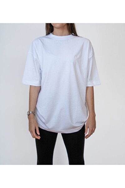 THE WHITE Tricou alb supradimensionat pentru femei