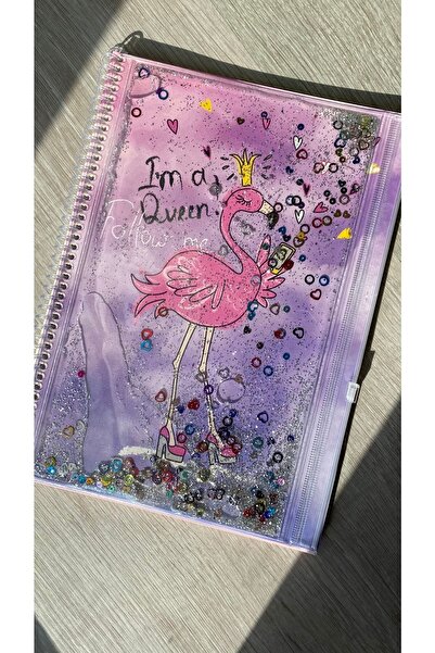 Kalici Egitim emel hoca Flamingo Simli Defter