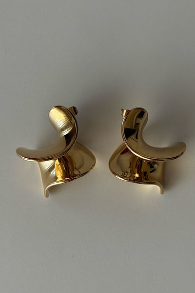 Beca Atelier 316L Steel - Downward Spiral Earrings