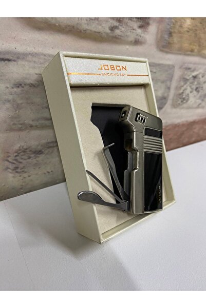 Jobon Marka Siyah Gri Renk Çok Amaçlı Isme Özel Çakmak