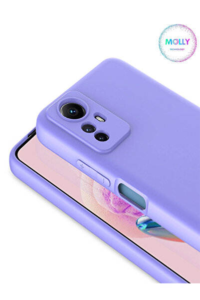 Molly Xiaomi Redmi NOTE 12S İçin Kot Mavisi Liquid İçi Kadife Silikon Kılıf