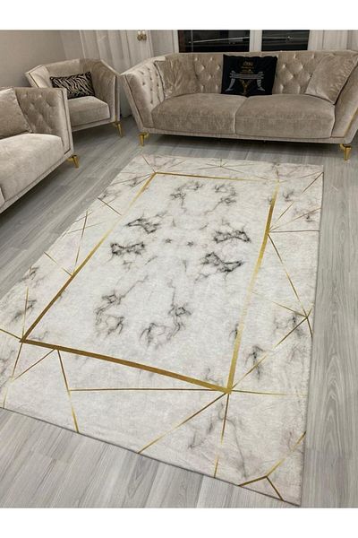 LİMAY Husă decorativă pentru covor din țesătură din catifea fără burete - lavabilă practică dimensiune mare 250cmx350cm