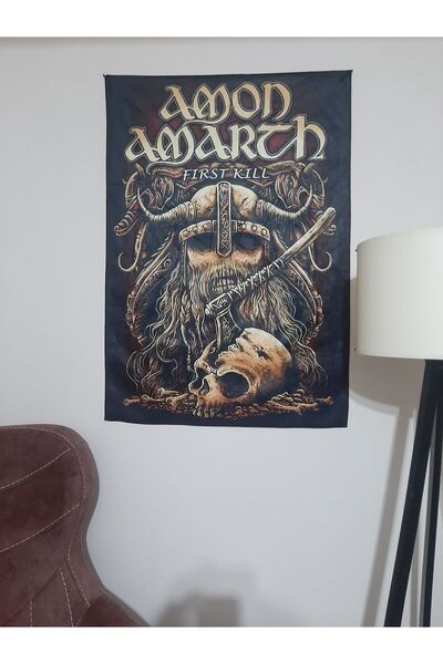 owl bag Amon Amarth - Tapiserie de perete cu model First Kill
