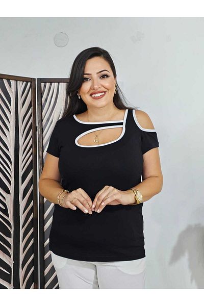 Melis Designer Μπλούζα Plus Size Shiny - Άνετη εφαρμογή