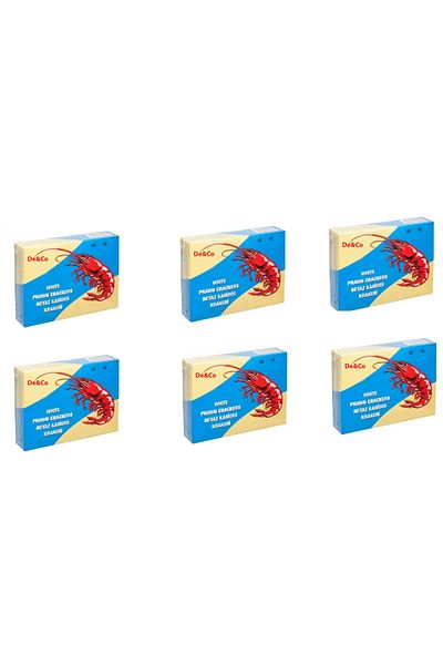 DECO De&Co Shrimp Chips Crackers 227 g X 6 Pieces