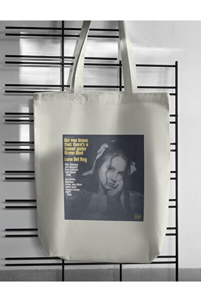 redame Lana Del Rey Did You Know That Albüm Kapağı Album Cover Bez Çanta Tote Bag