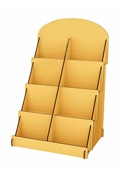 Bir Reklam Ahşap Ürün Standı 41x26 Cm