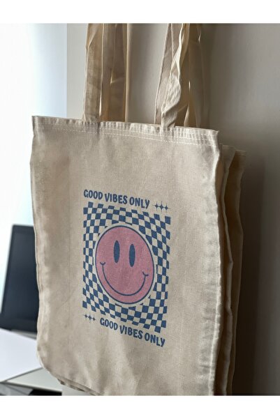 redame Unisex Good Vibes Only Cloth Tote Bag