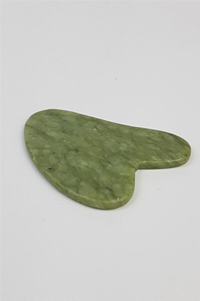 Genel Markalar Yeşim Kalp Kesiim Gua Sha Doğal Taş Yüz Masaj Taşı Helsinki