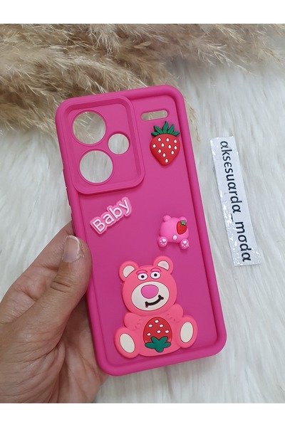 Aksesuarda Moda XİAOMİ REDMİ NOTE 13 PRO PLUS UYUMLU FİGÜRLÜ SİLİKON KILIF