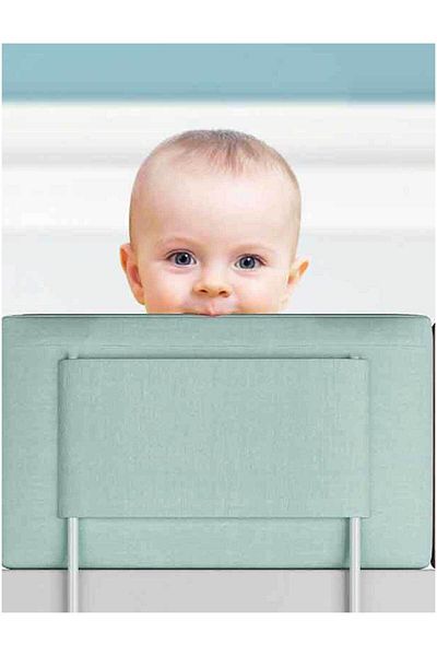 RevuBaby 300 Cm Bed Barrier Baby And Child Railing Safety Barrier Protection Barrier Green