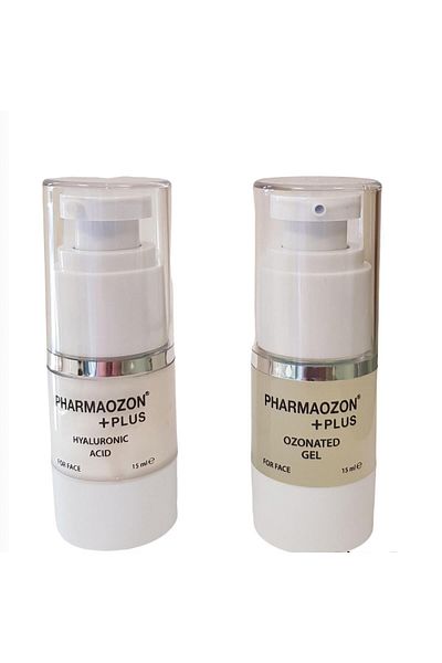 PHARMAOZON Plus Cream Hyaluronic Acid Ozone Skin Serum 15 ml Anti-Aging Care Cream