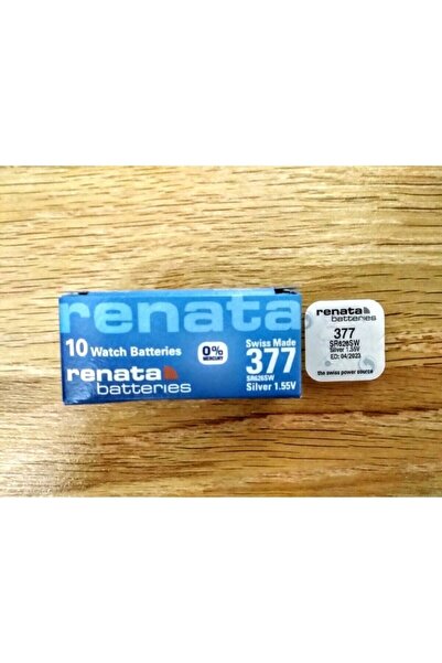 RENATA 377 Sr626sw Saat Pili Son Kullanım Tarihi 2027 (10 ADET)
