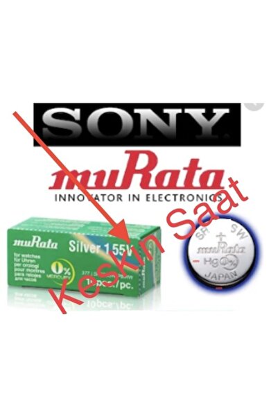 MURATA Saat Pili 10ad Sr920sw 371 Ag6 Lr920 Sony-
