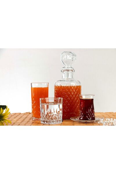 PLT Design Lav Odin 25 Parça Sofra Seti - Bardak Seti-Çay-Meşrubat-Su Bardağı...