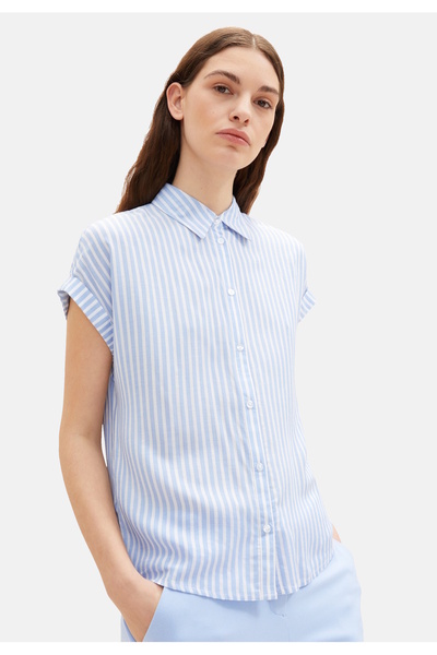 Tom Tailor Bluse Kurzarmbluse