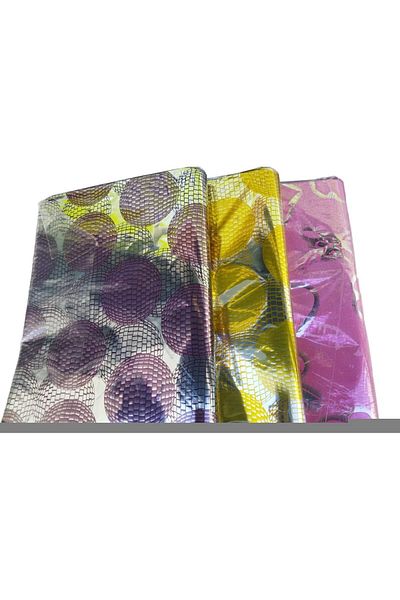 MERT AMBALAJ Metalized Adhesive Bag Gift - 30X35 cm Single Pattern, 1 Pack 100 Pieces