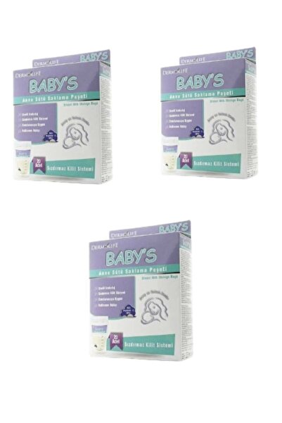 Dermolife Baby S Anne Sütü Saklama Poşeti 3 Adet